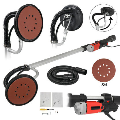 Drywall Sander 800W Commercial Electric Adjustable Variable Speed Sanding Pad
