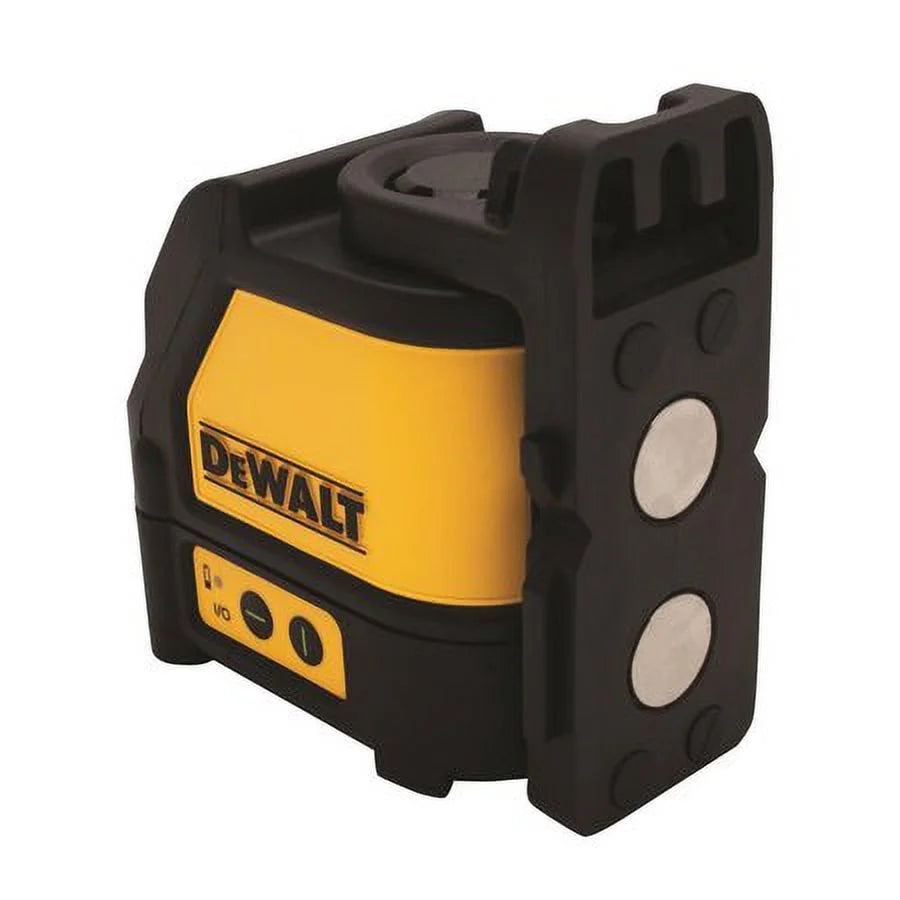 DEWALT 165 ft. Green Self-Leveling Cross Line Laser Level with (3) AAA Batteries Case