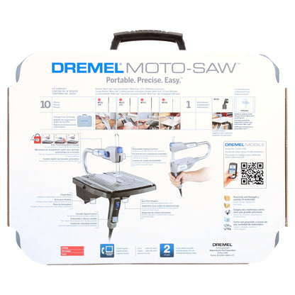 Dremel MS20-01 Moto-Saw 0.6 Amp Corded Scroll Saw for Plastic, Laminates, and Metal