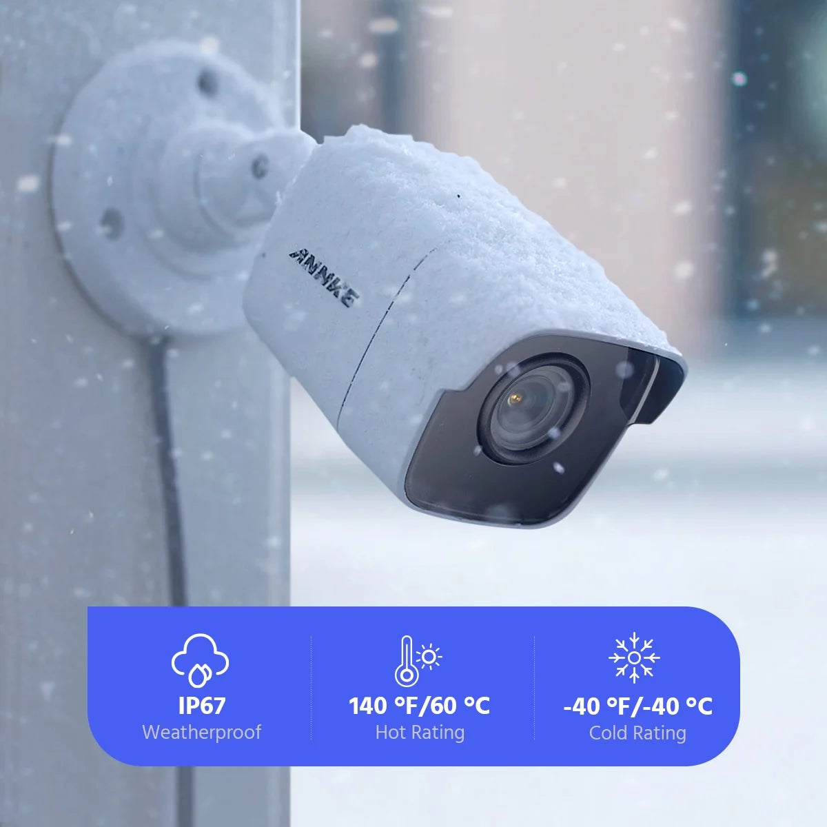 ANNKE 4K 8CH Security Camera System Outdoor with AI Human/Vehicle Detection, H.265+ 5-in-1 DVR Recorder and 8pcs 5MP IP67 CCTV Outdoor Bullet Cameras with Night Vision, Smart IR, 4TB HDD