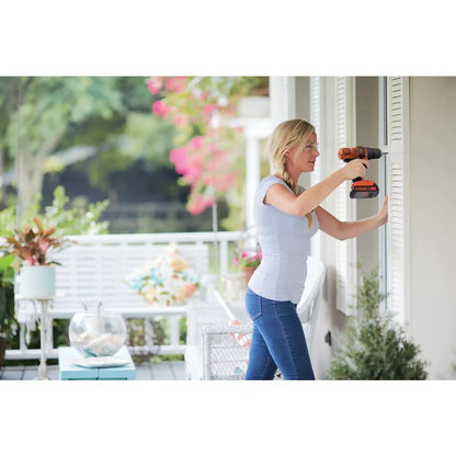 BLACK+DECKER 20V Cordless Tool Set, 1.5 Ah, 4 Piece, Battery and Charger Included