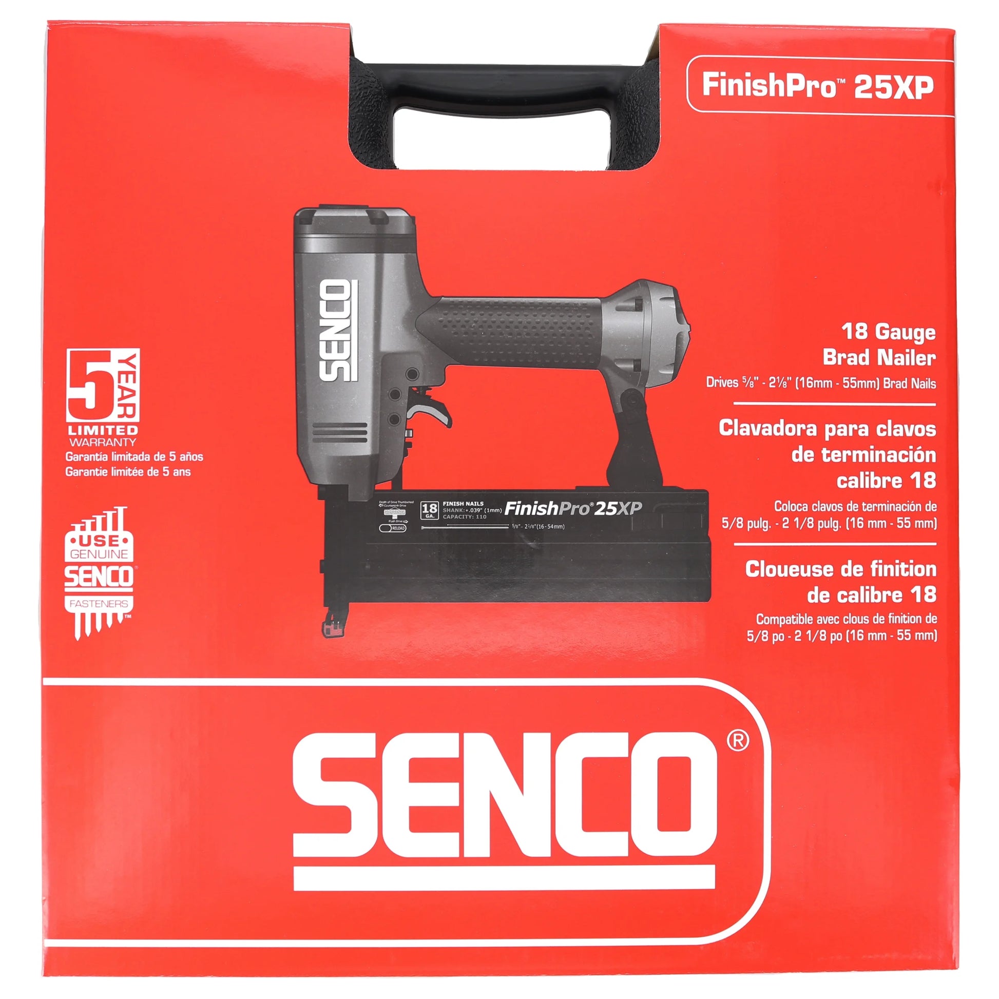 SENCO Air Brad Nailer 18 Gauge Adhesive