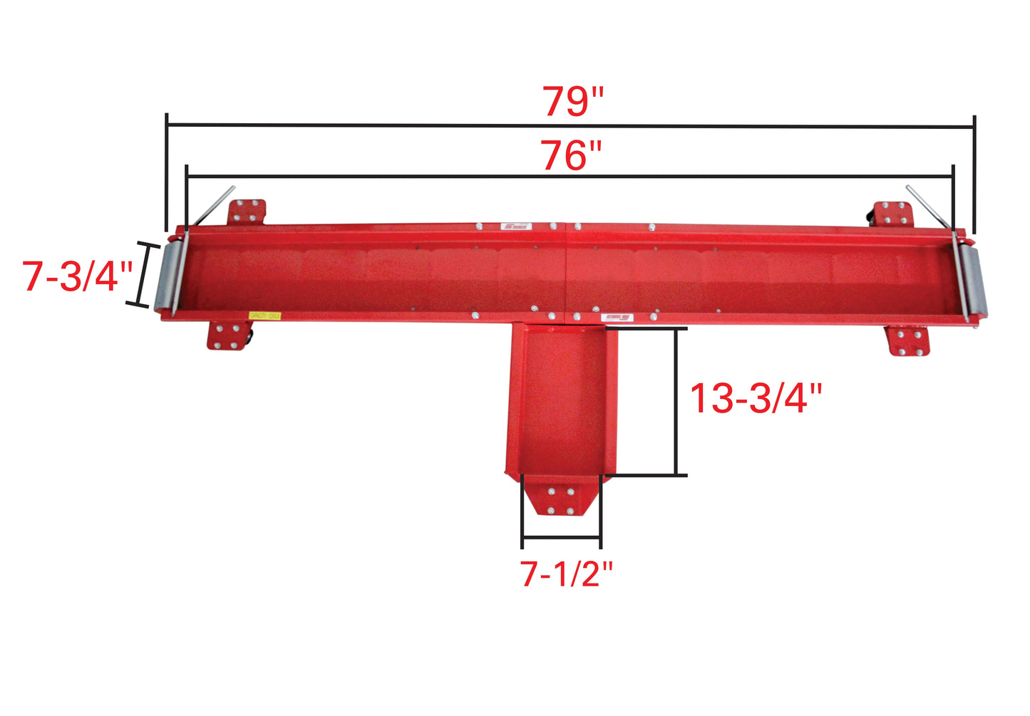 Extreme Max 5001.5077 Motorcycle Dolly 1250 lb. - Standard (76?)