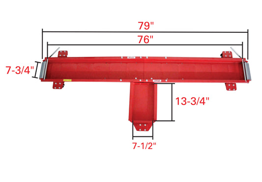 Extreme Max 5001.5077 Motorcycle Dolly 1250 lb. - Standard (76?)