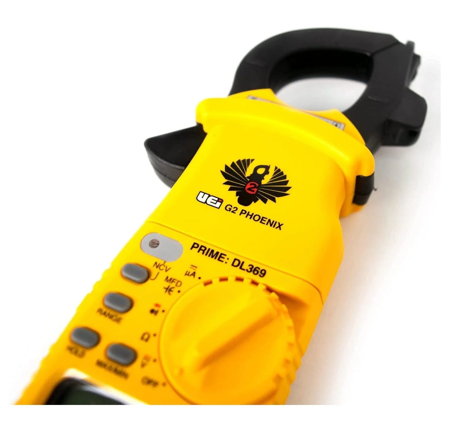 UEi DL369 Digital Clamp Meter HV Auto-Ranging 4000 Counts Volt Meter Amp Meter Measures Current/DC Voltage & Microamps Capitance Resistance Diodes NCV Continuity Tester Live Wire Test