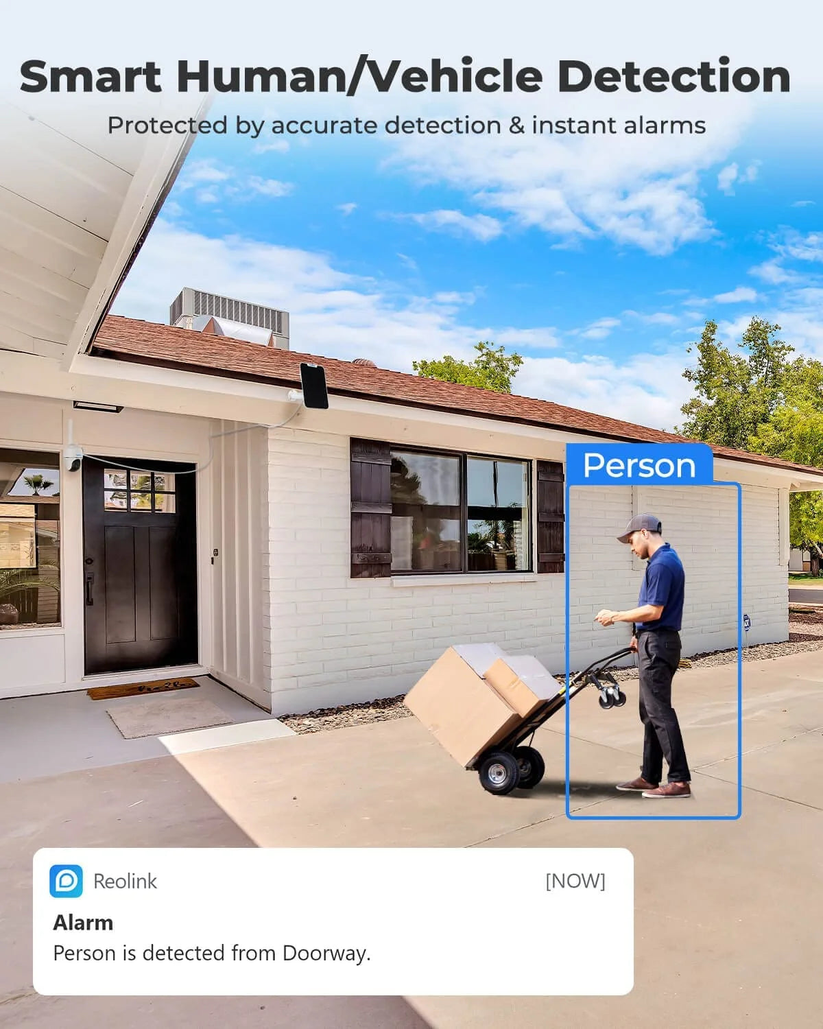 Reolink 4MP 3G/4G LTE Outdoor Security Solar-Powered Camera, 2K HD Vision, Support Cloud/SD Card