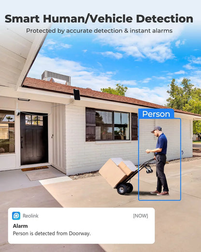 Reolink 4MP 3G/4G LTE Outdoor Security Solar-Powered Camera, 2K HD Vision, Support Cloud/SD Card