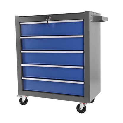 Tool Chest, 5 Drawers Rolling Tool Chest with Wheels, Portable Rolling Tool Box on Wheels, Tool Chest Organizer for Garage, Workshop, Home Crafts Use