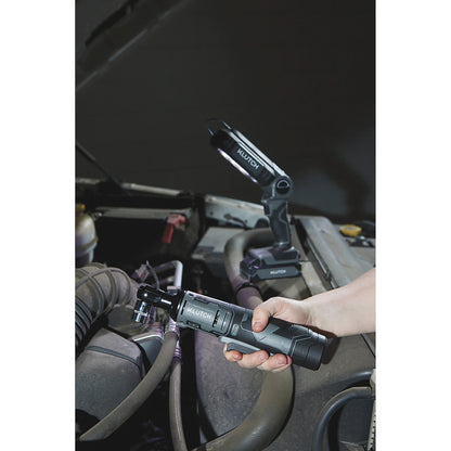 Klutch 3/8in. Ratchet Wrench Kit, 12V, Cordless, Lightweight, Ergonomic, 2.0Ah