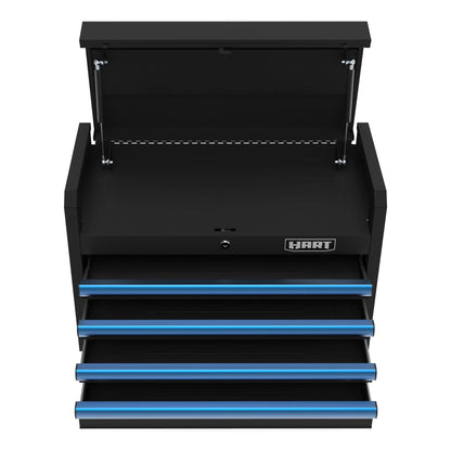 HART 26-Inch 4-Drawer Heavy-Duty Steel Tool Chest, Locking Garage Storage Organizer