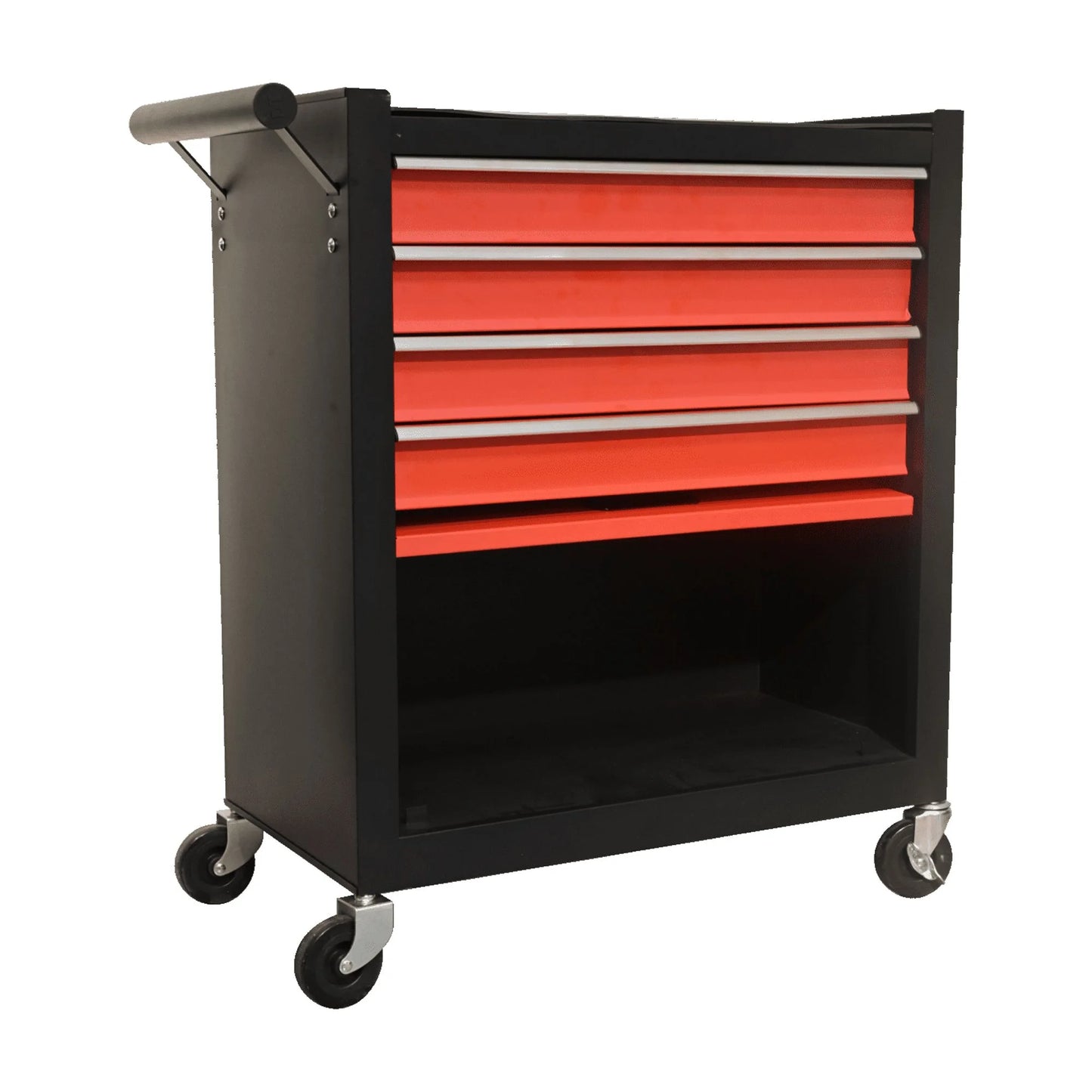 4 Drawer Rolling Toolbox, Tool Chest Cart with 4 Wheels and Drawers, Large capacity Detachable Tool Storage Cabinet for Workshops, Garages, Maintenance Rooms