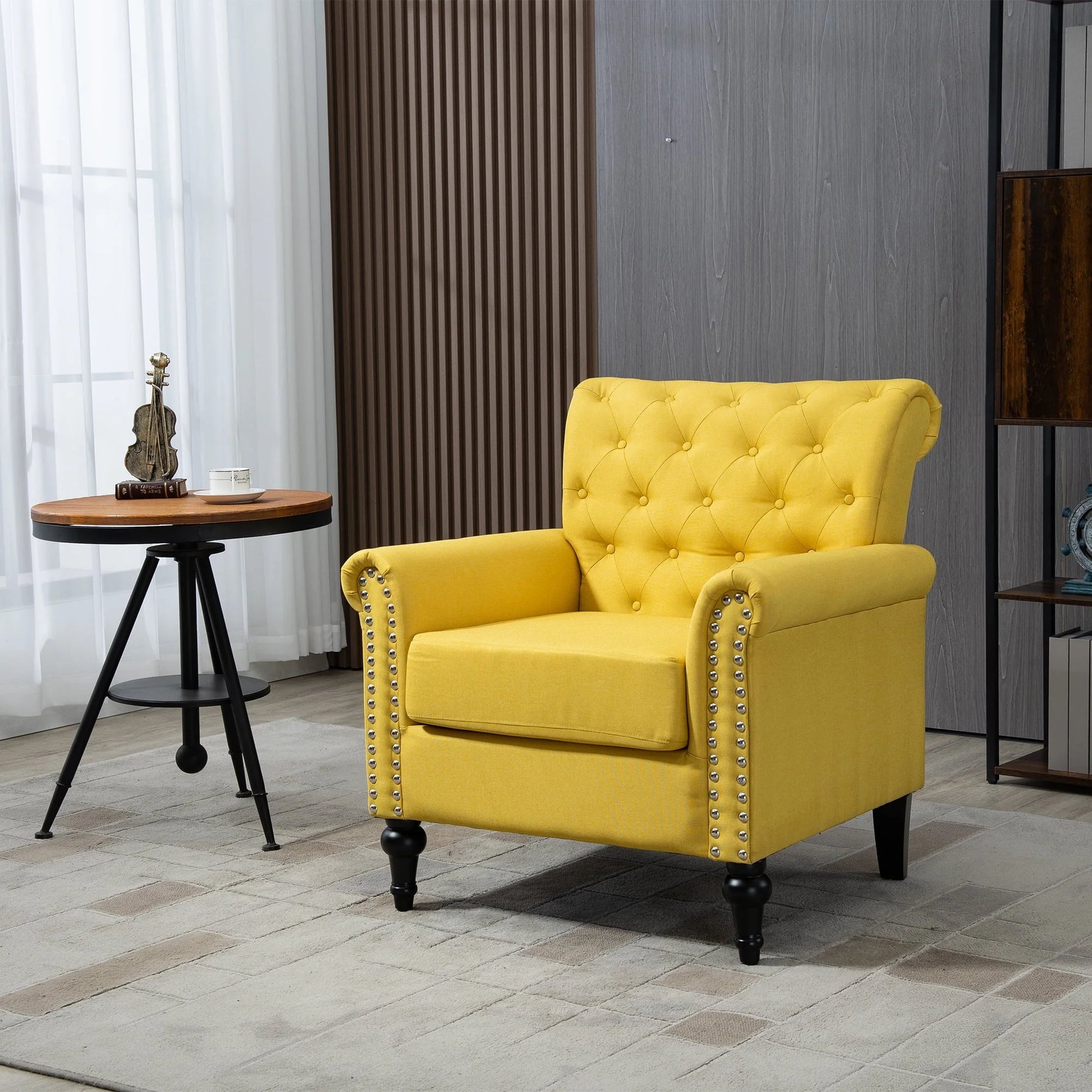 60" Velvet Multifunctional Storage Chaise Lounge Buttons Tufted Nailhead Trimmed Solid Wood Legs with 1 Pillow,Rose