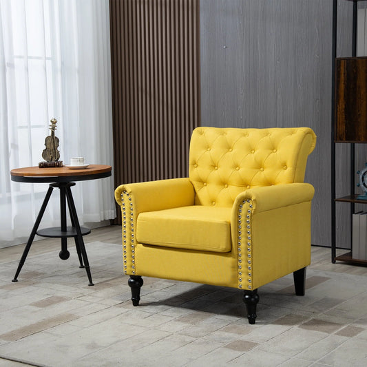 60" Velvet Multifunctional Storage Chaise Lounge Buttons Tufted Nailhead Trimmed Solid Wood Legs with 1 Pillow,Rose