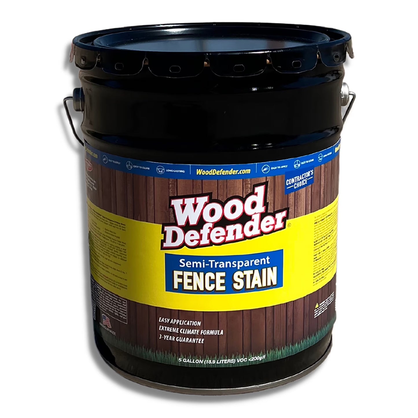 Wood Defender Semi-transparent Fence Stain GOLDEN ROD 5-gallon