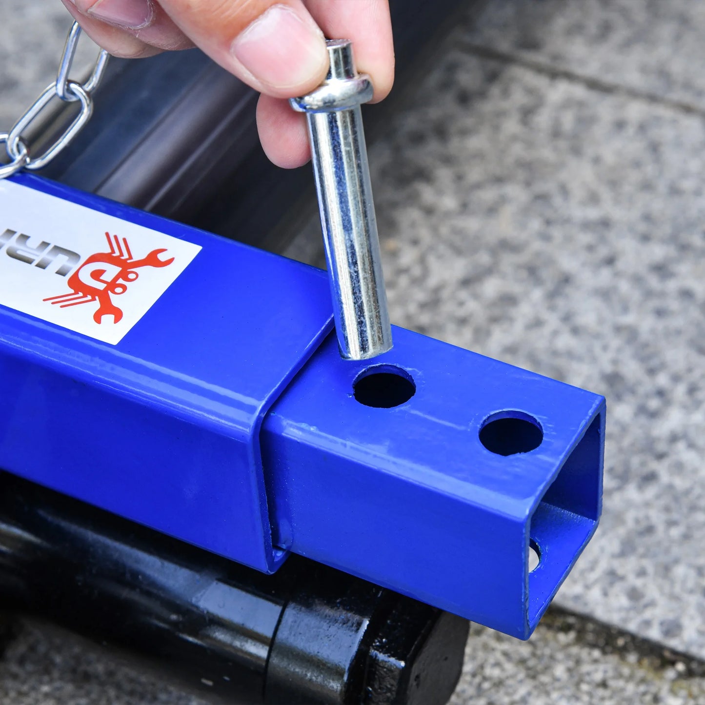 DURHAND 4 Wheel Dolly Portable for Lifting Vehicles, 1465 lbs Weight Capacity