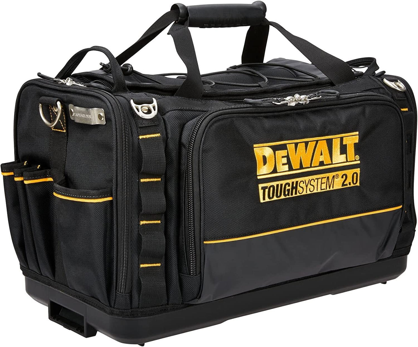 DEWALT Tool Bag 50 Pockets Waterproof Base Vertical Storage, Black