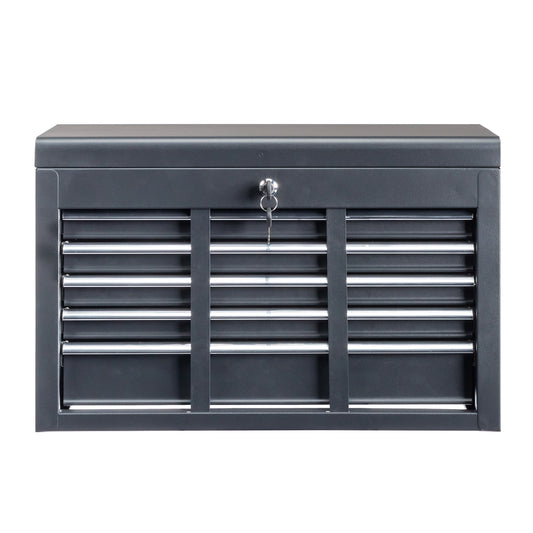 IVV Tool Storage Box Chest with 5 Drawers Steel Repair Tool Box with Lock and Key, Black
