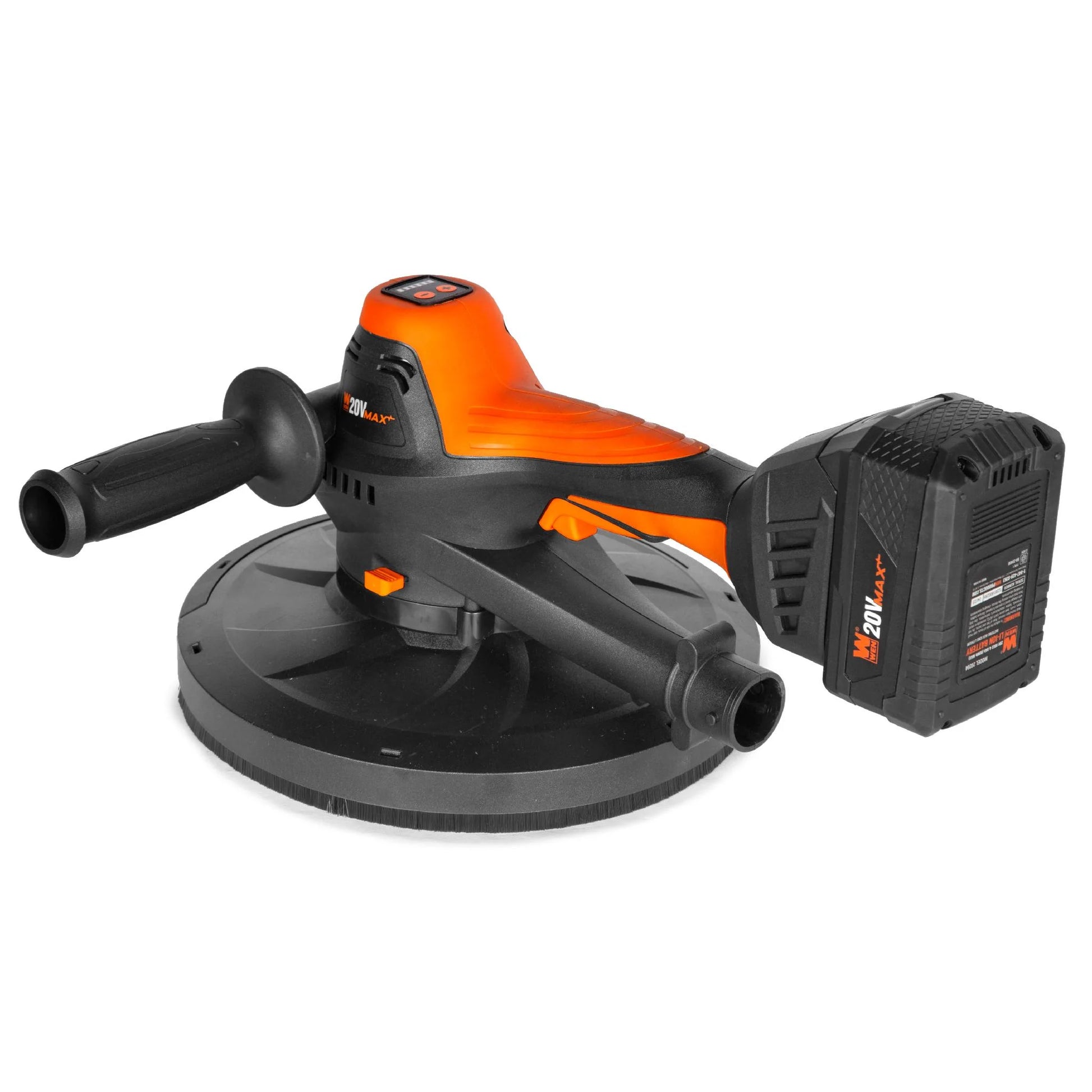 WEN 20V Max Brushless Handheld Drywall Sander with 4.0Ah Battery and Charger