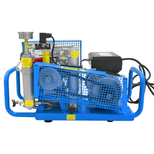 TUDIVING PCP Air Compressor, 4500psi/300bar High Pressure Auto stop Air Pump, 100L/min Air Flow Diving Compressor, Built-in filter for Scuba Tank Paintball, 110V
