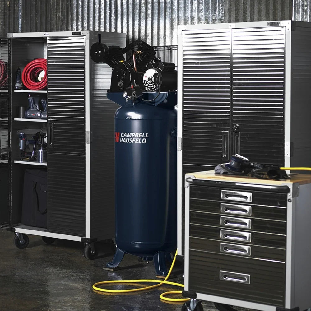 Campbell Hausfeld XC602100.COM 3.7 HP 60 Gallon 2-Stage Oil-Lube Electric Vertical Air Compressor