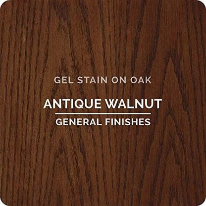 General Finishes Gel Stain, Oil Based, Antique Walnut, Gallon