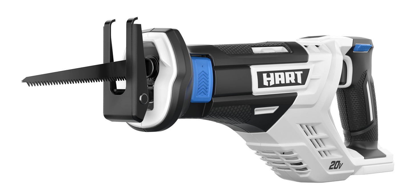 HART 20 Volts 4-Tool Battery-Powered Combo Kit, (2) 1.5Ah Lithium-Ion Batteries