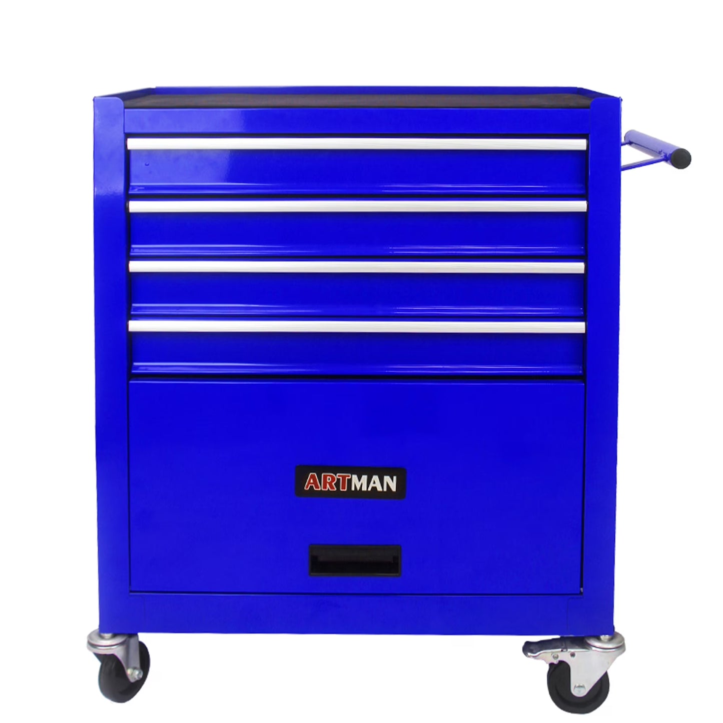 4 Drawers Multifunctional Tool Cart with Wheel Steel Tool Chest Storage Cabinet