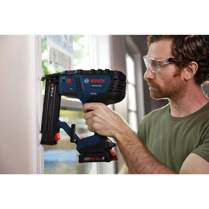 Restored Bosch GNH18V-18MB12-RT 18V Lithium-Ion Brushless Cordless 18-Gauge Brad Nailer Kit (2 Ah) (Refurbished)