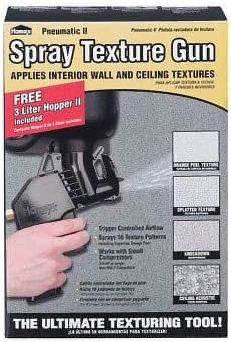 Homax Pneumatic Ii Spray Texture Gun 3 L Boxed 2.7 Cfm, 80 Cfm
