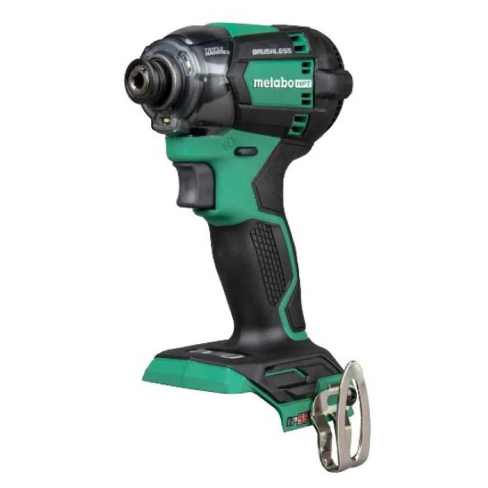 Metabo HPT KNV65AH2M Pneumatic Siding Nailer and 18V Impact Driver Pro Bundle Kit (5 Ah)