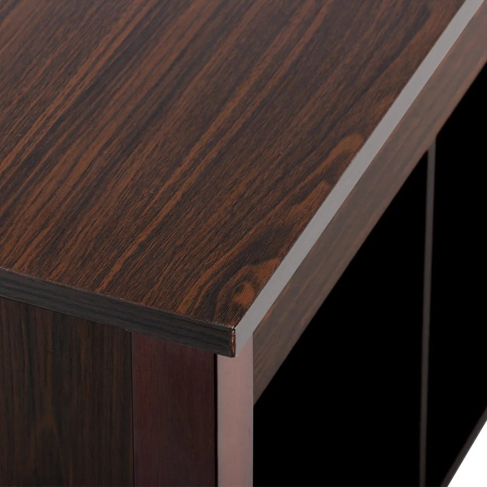 Easyfashion 41" Lift Top Coffee Table with 3 Storage Compartments, Espresso