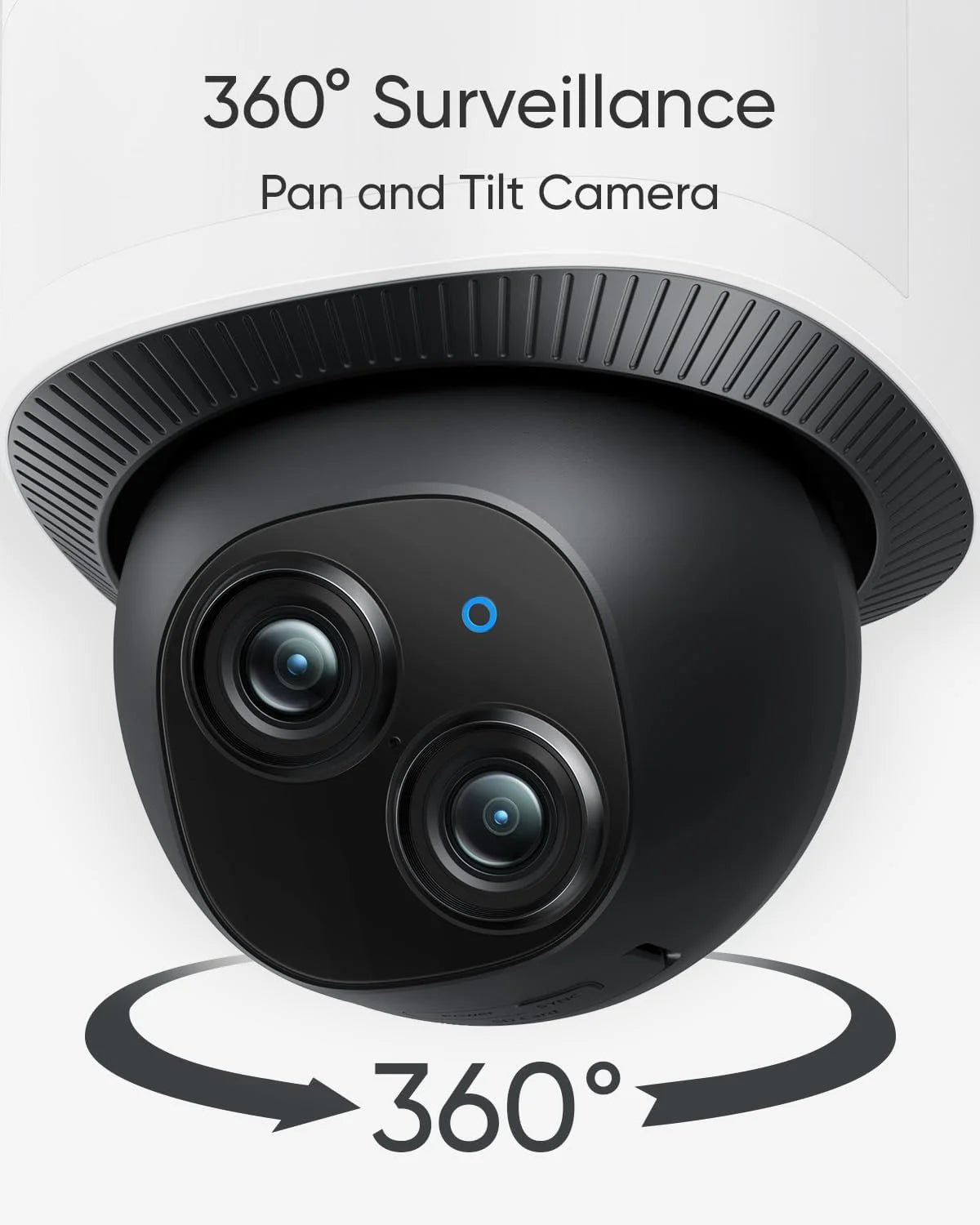 eufy Security Floodlight Camera E340, Wired Camera, 3K+2K Dual Camera, 360? Pan and Tilt, No Monthly Fee