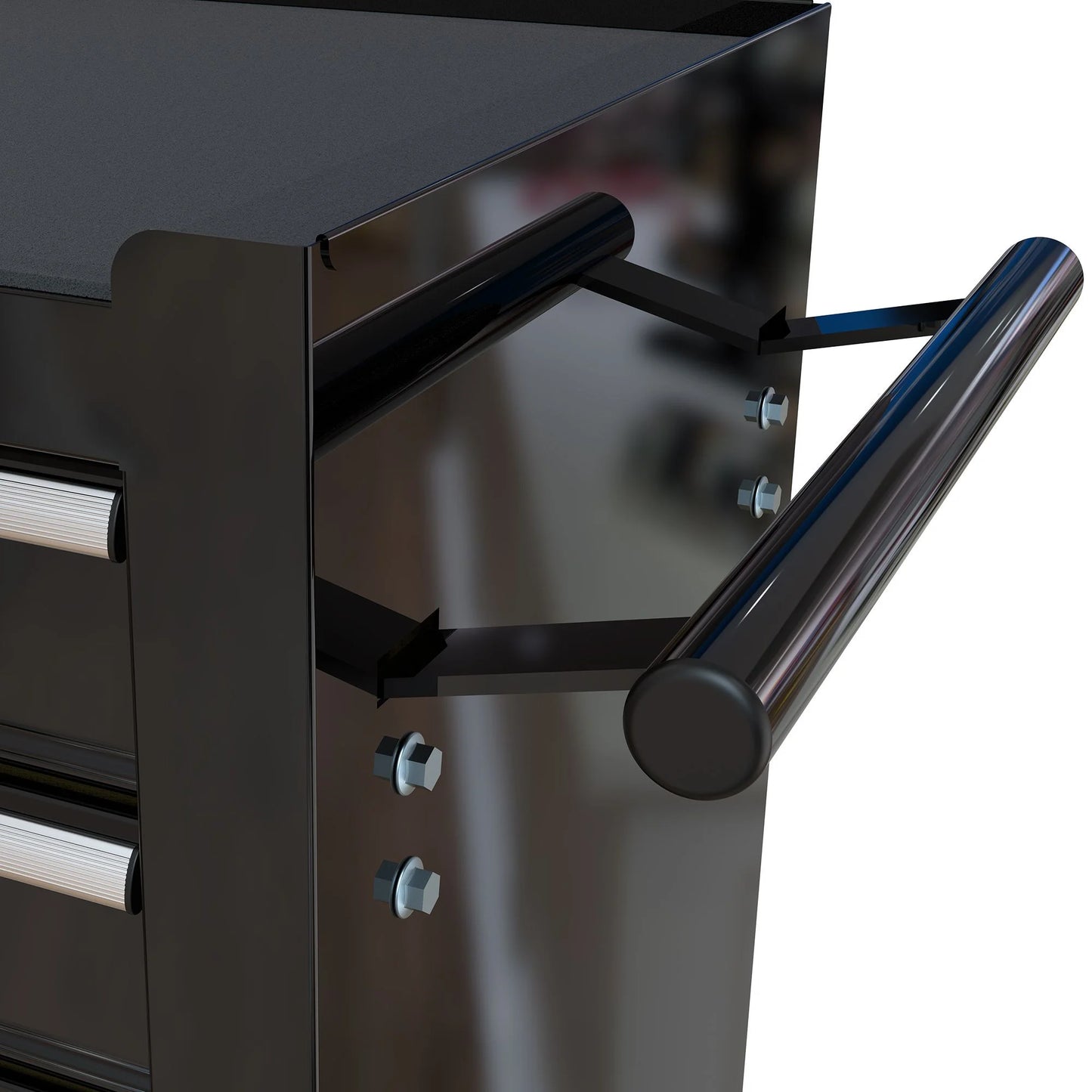 Roromall Rolling Tool Chest Removable Metal Tool Cart Storage Cabinet Tool Set with 4 Wheels Drawers and Tools