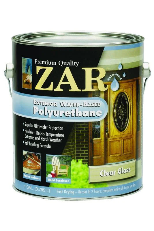 ZAR Gloss Clear Exterior Polyurethane, 1 Gal.
