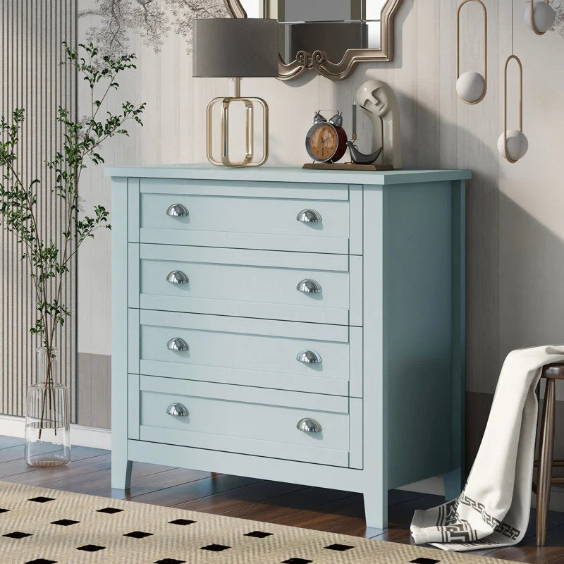 Chest of Dresser, 6 Drawer with Storage for Bedroom and Living Room, Black