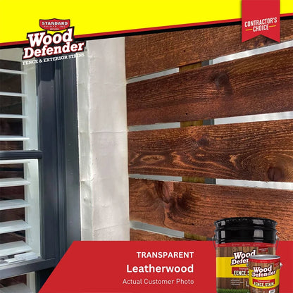 Standard Paints 809503-5 Fence Stain Leatherwood - 5 gal