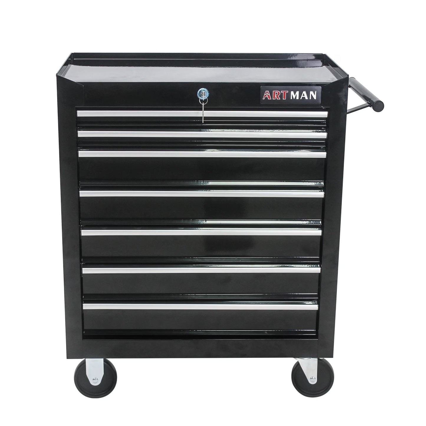 ARTMAN 7 Drawer Tool Rolling Storage Cart ,Tool Boxes Tool Chest with Wheels and Drawers for Garage Workshop Warehouse
