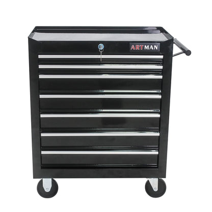 ARTMAN 7 Drawer Tool Rolling Storage Cart ,Tool Boxes Tool Chest with Wheels and Drawers for Garage Workshop Warehouse