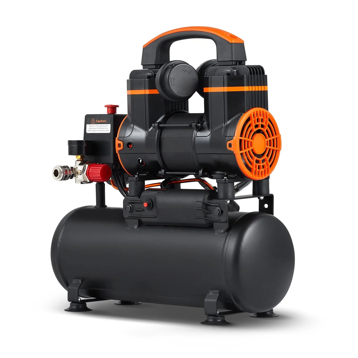 BENTISM 2.1 Gallon Air Compressor, 1.2HP 2.2 CFM@90PSI Oil Free Air Compressor Tank & Max. 116PSI Pressure, 70 dB Ultra Quiet Compressor for Auto Repair, Tire Inflation, Spray Painting