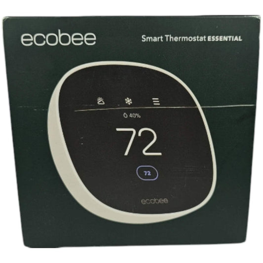 Ecobee Smart Thermostat Sealed Compatable W/Siri, Alexa, and Google W/Trim Kit