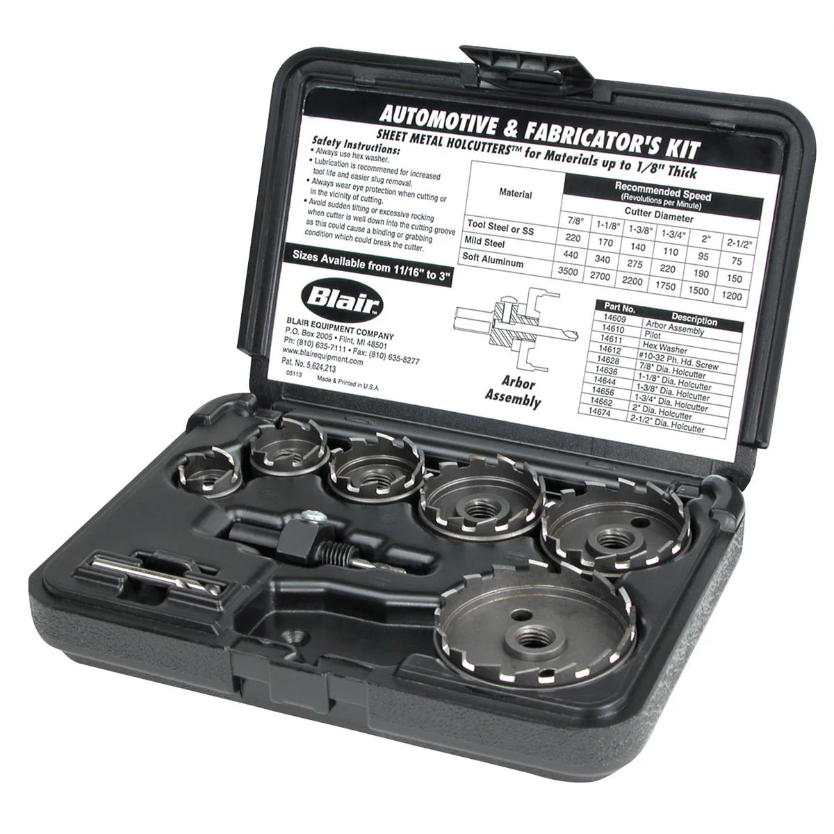 Blair 14006 Holcutte Kit