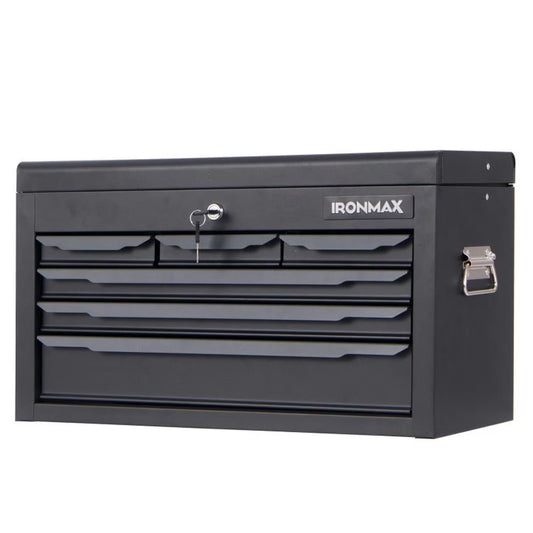Spaco 24 Inch Tool Chest Case with 6 Drawers and Top Storage for Garage Repair Shop & Warehouse-Black, Tool Chest for Garage, Home and Workbench