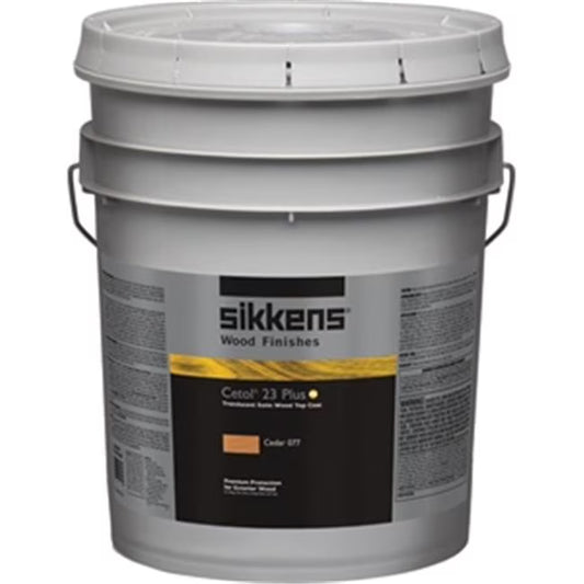 Sikkens SIK43077 5 Gallon Cetol 23 Plus Re Exterior Wood Finish Translucent - Cedar 077