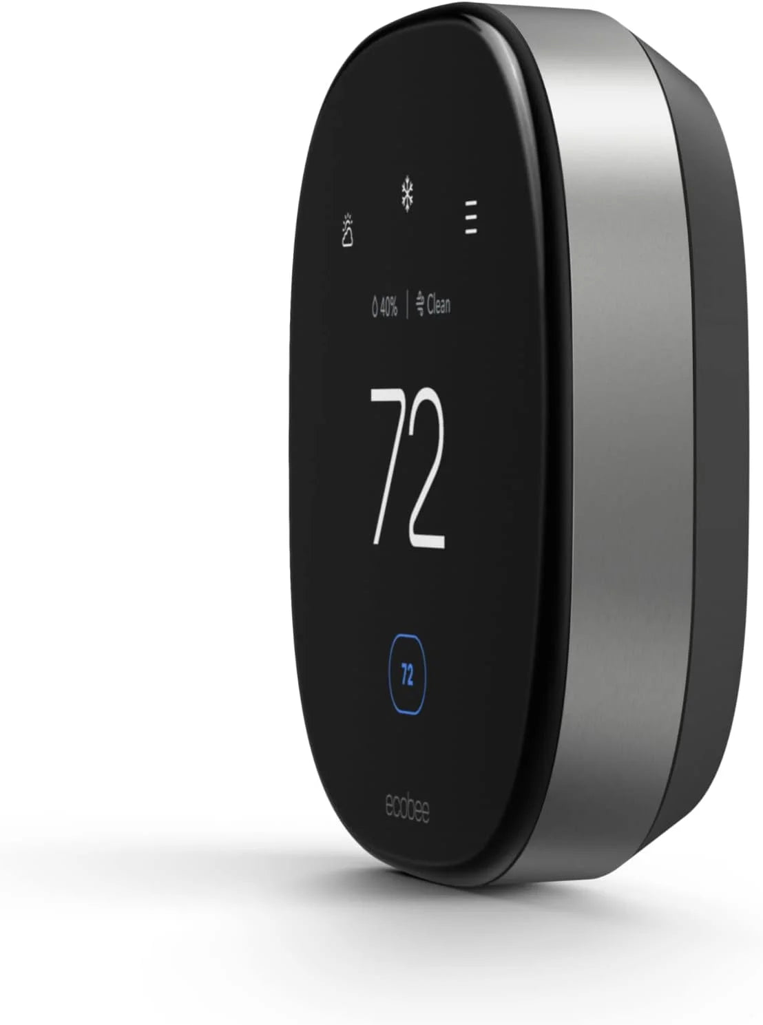 Ecobee EB-STATE6P-01 Smart Thermostat Premium Wi-Fi Thermostat 1.0/6P, 1-1/48 in D Outside x 4-1/12 in OAW x 4-1/12 in H Outside
