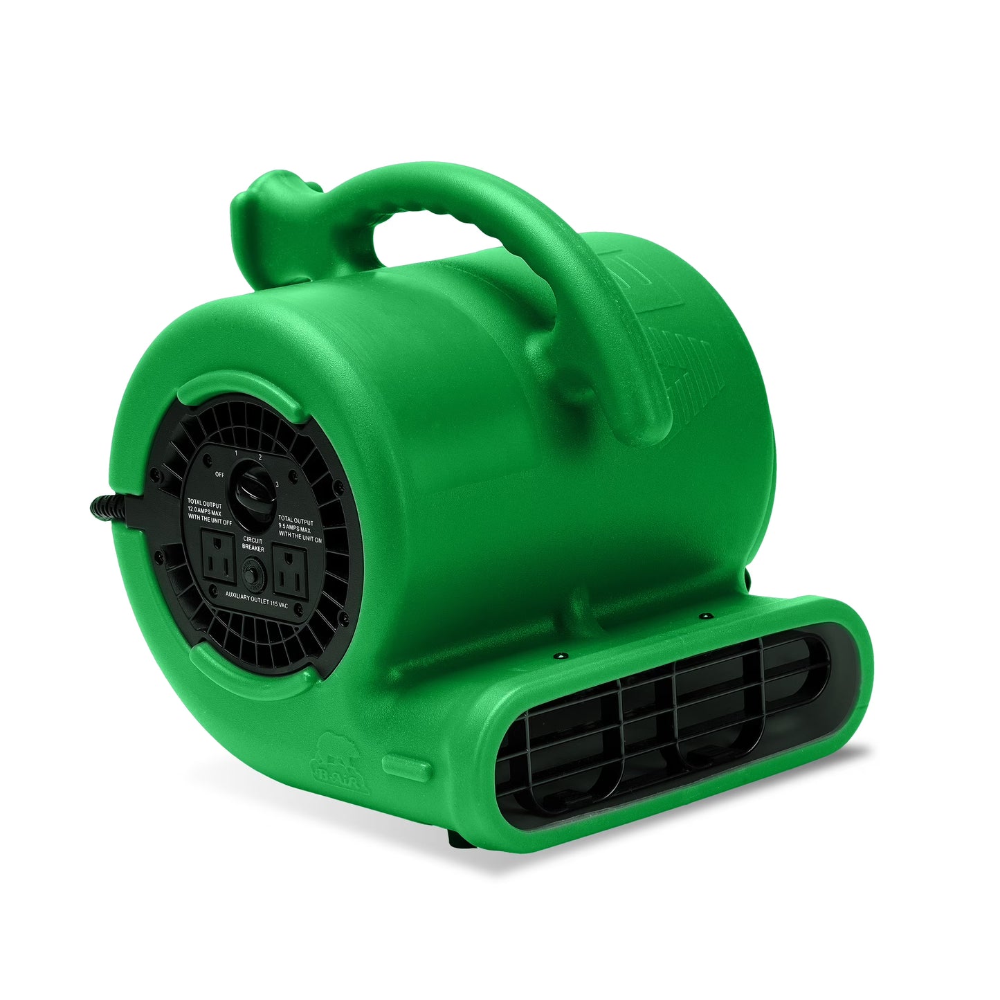 B-Air VP-25 1/4 HP Air Mover for Water Damage Restoration Carpet Dryer Floor Blower Fan Home and Plumbing Use, Blue