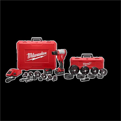 Milwaukee Tool M18 FORCE LOGIC 10T Knockout Tool 1/2" - 4" Kit