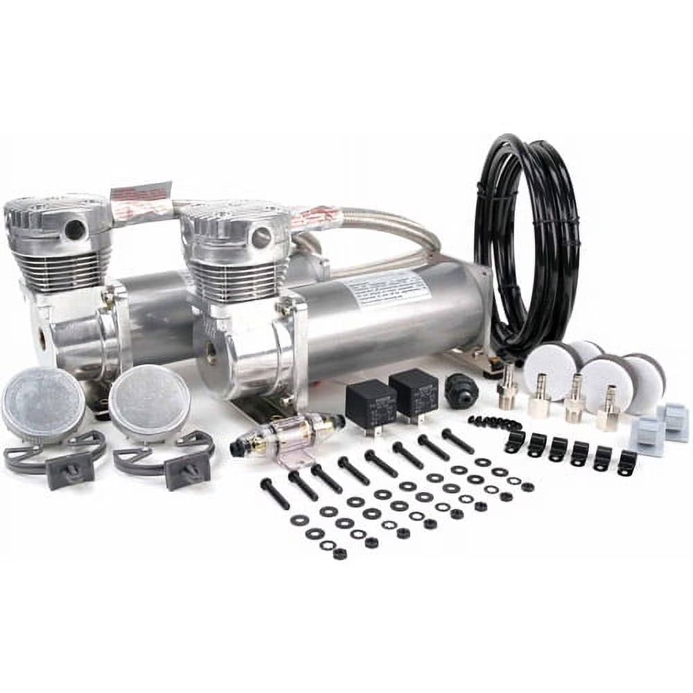 Dual Pewter 480C Value Pack (200 PSI, 480C/2, 165/200 P. Switch, 40 Amp Relay/2, Fuse Holder)
