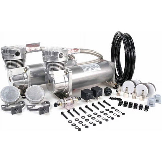 Dual Pewter 480C Value Pack (200 PSI, 480C/2, 165/200 P. Switch, 40 Amp Relay/2, Fuse Holder)