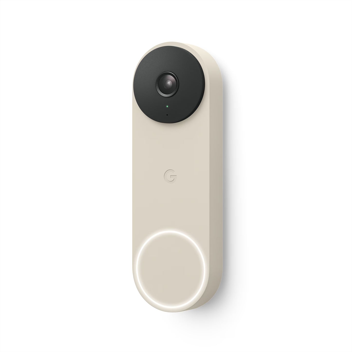Google Nest Doorbell (Wired, 2nd gen) - Video Doorbell Camera - Doorbell Security Camera - Snow