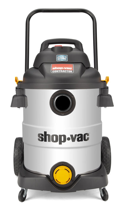 Shop-Vac 12 Gallon 6.5 Peak HP Wet Dry Contractor Series Stainless Steel Vacuum, Model 9627706